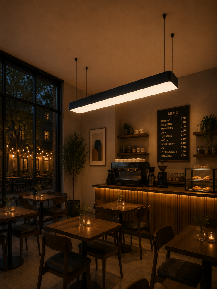 Modern Oval Dikdörtgen Davul LED Sarkıt Avize Dekoratif Linear Aydınlatma Ofis ve Toplantı Odası İçin