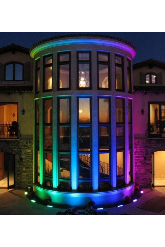 Sıva Üstü Wallwasher 50 Cm 18 LED’li Duvar Boyama Armatürü