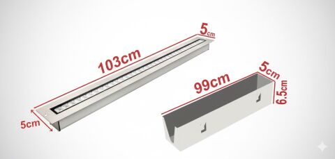 100 CM SIVAALTI WALLWASHER AYDINLATMA