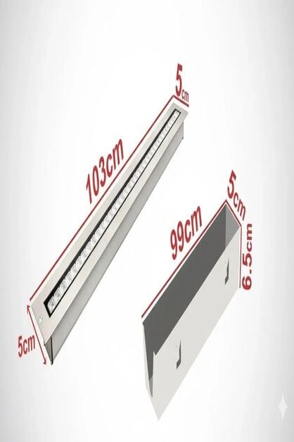 100 CM SIVAALTI WALLWASHER AYDINLATMA