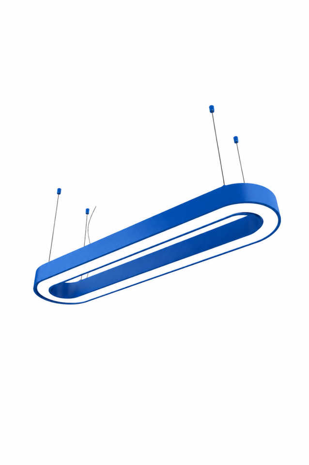 Mavi Passion Model Modern LED Sarkıt Avize Dekoratif Linear Aydınlatma Premium Tasarım
