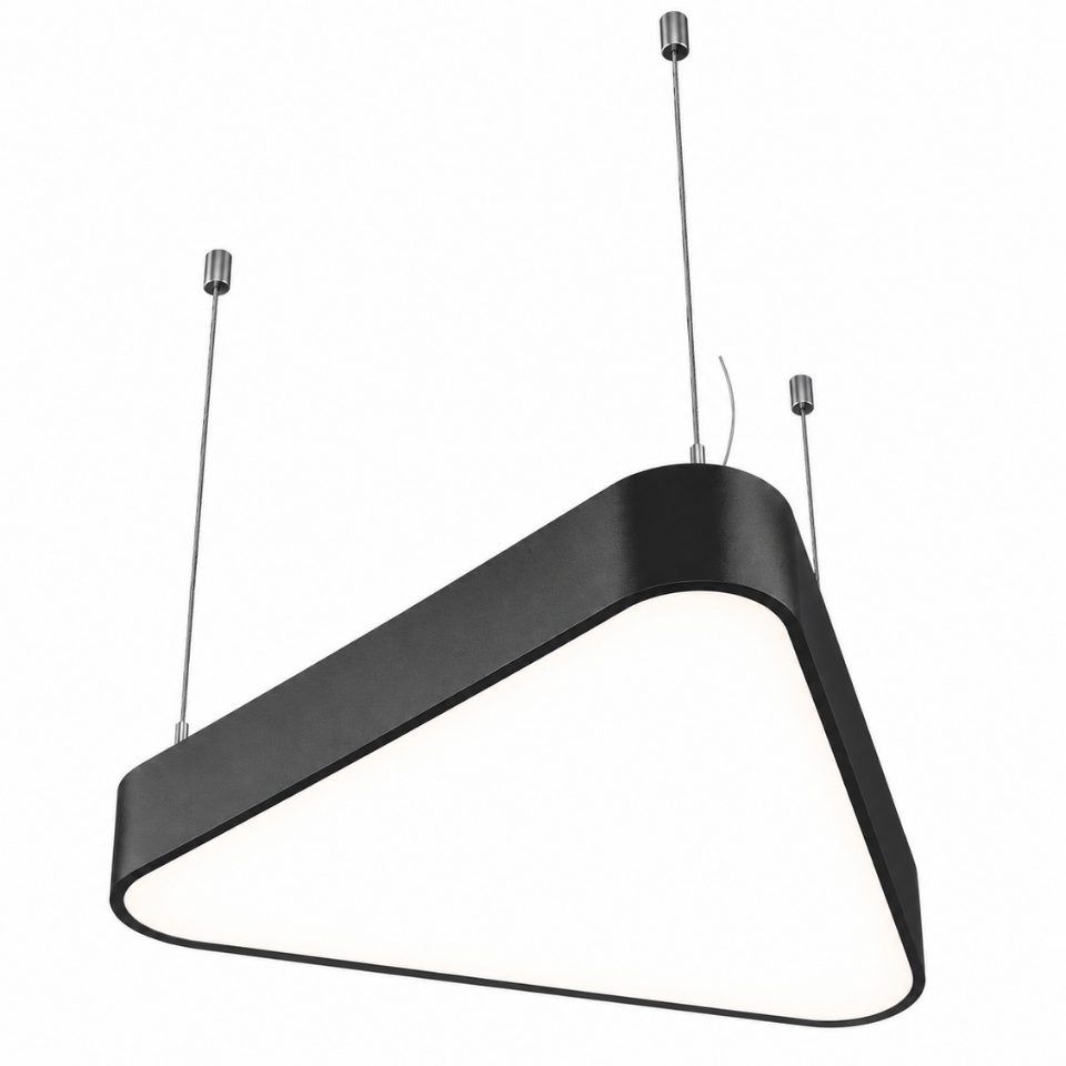 Premium Oval Üçgen Davul LED Avize Modern Linear Sarkıt Aydınlatma
