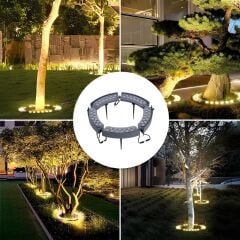 12*1 Ay Led Palmiye Ağaç ve Bahçe Dekoratif Aydınlatma Armatürü Su Korumalı 12W