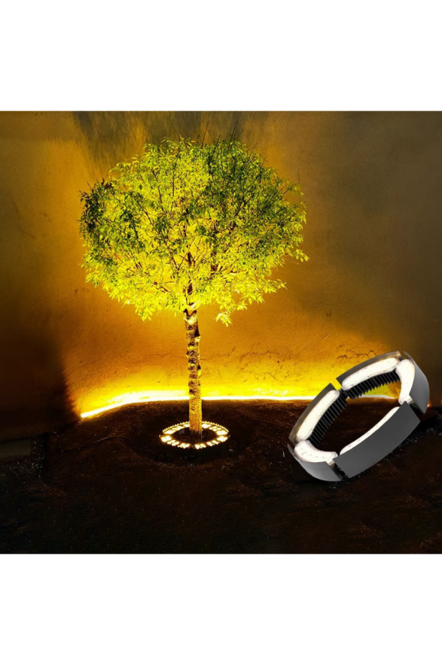 Led Halka Palmiye Ağaç Aydınlatma Armatürü IP68 Su Korumalı