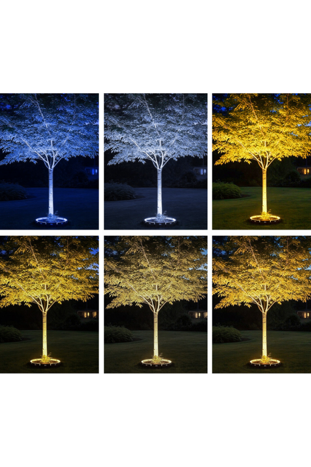 Palmiye Ağaç ve Sütun Aydınlatma Armatürü